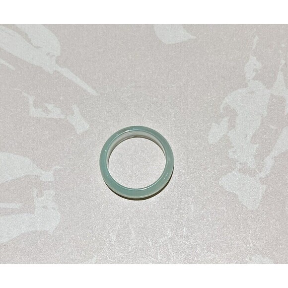 Translucent Blue Lucite Ring 8.75 Pinup Rockabilly Vintage - Picture 7 of 8